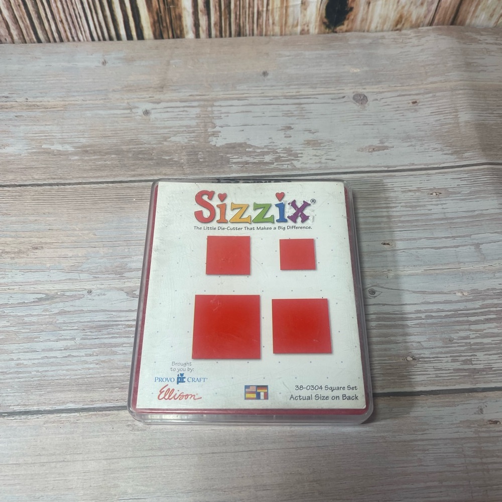 Sizzix Die 38-0304 Square Set Scrapbooking Paper-Craft